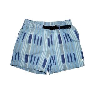 Without Walls Ikat Stripe Trail Shorts – Size S – Built-In Belt – Boho Outdoor